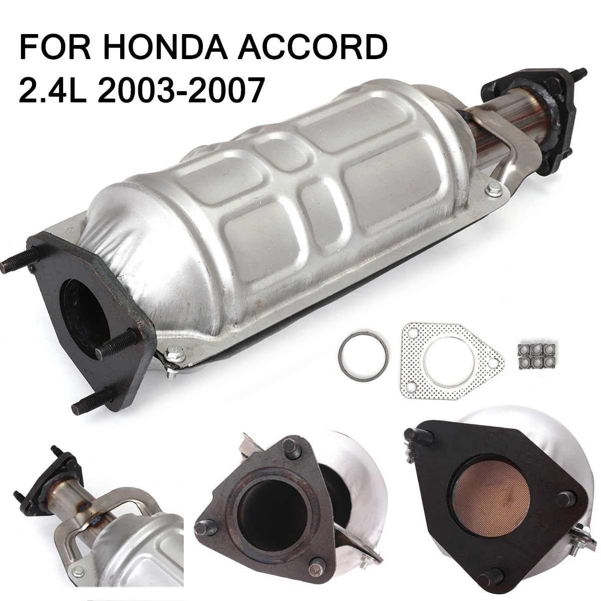 Car Catalytic Converter Exhaust Pipe With Gaskets For Honda Accord 2.4L  2003 2004 2005 2006 2007 - AliExpress