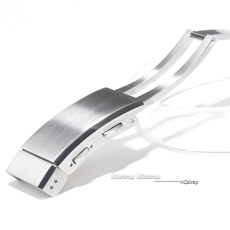 Luxury Adjustable Stainless Steel Watch Clasp with Folding Buckle - Premium Strap Accessory