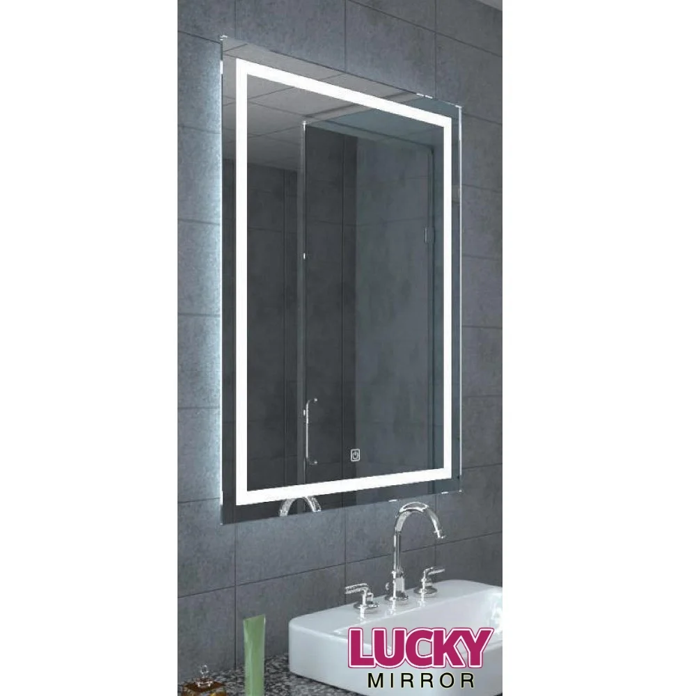 Rectangular Anti Fog Smart LED Bathroom mirror with Bluetooth Magnifier