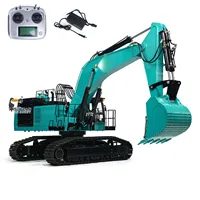 PC1250 RC Metal Hydraulic Heavy Excavator 1/8 Scale Huge Construction Vehicle Remote Control Digger Painted Lights RC Toys Model 2