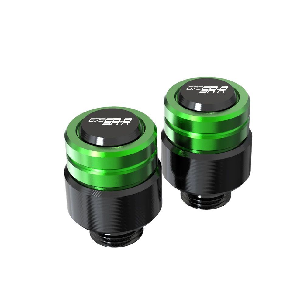 Motorcycle Rearview Mirror Plug and Tire Valve Stem Caps Cover