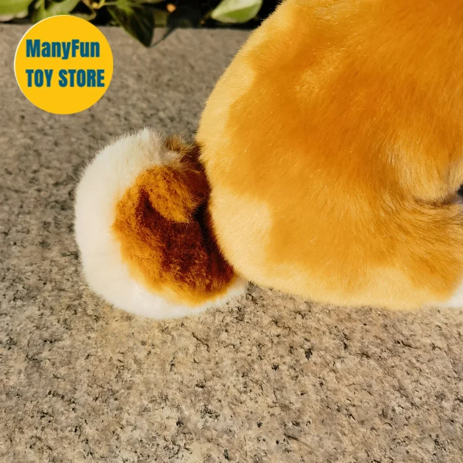 Shiba Inu 플러시 장난감 고 충실도 개 플러시 일본 아키타 개 Peluche 실물 같은 시뮬레이션 박제 동물 인형 카와이 장난감 아이