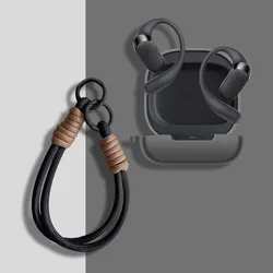 Fashion Silicone Earphone Protective Case - Shockproof, Washable, and Anti - Dust Sleeve for SHOKZ T920 (Black)