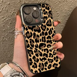 Leopard Print Anti-Drop Armor Phone Case with Lens Protection and Plating Cover for 7 8 SE 2020 2022 (1)