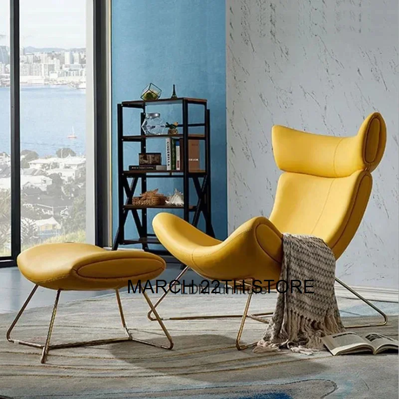 

Relaxing Living Room Chairs Luxury Nordic Lazy Modern Single Lounge Chair Designer Living Room Bedroom Silla De Salon Furniture