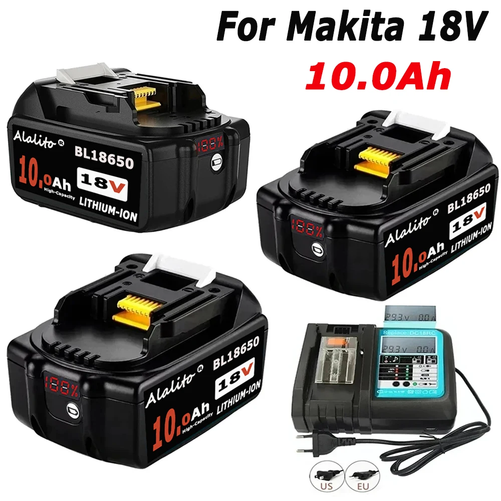 

Улучшенный оригинальный литиевый аккумулятор 18 в для Makita BL1860 BL1850B BL1850 BL1840 BL1830 BL1820 BL1815 LXT-400