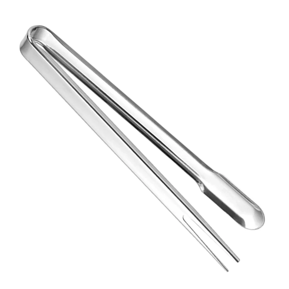 

BBQ Tongs Metal Chef Outdoor Barbecue Cooking Bread Clip Serving Stainless Steel Grilling
