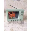 Retro Mini TV  Can Be Played Cartoon Toy Dollhouse Scene Model Miniature Television Model Toys Kitchen Furniture Playable Video 5
