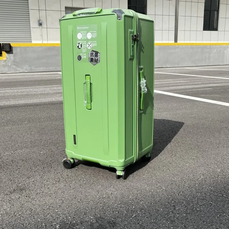 Large Capacity Suitcase Five Wheels Antibacterial Material Rolling Luggage Password Big Size Travel Suitcase travel bag,pull bar suitcase