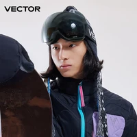 VECTOR OTG Ski Snowboard Goggles Women Men Skiing Eyewear UV 400 Snow Protection Glasses Adult Double Spherical Mirror Magnetic 2