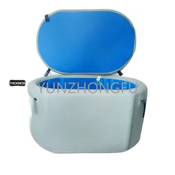 뚜껑이 달린 공기 주입식 얼음 욕조, 차가운 다이빙 풀