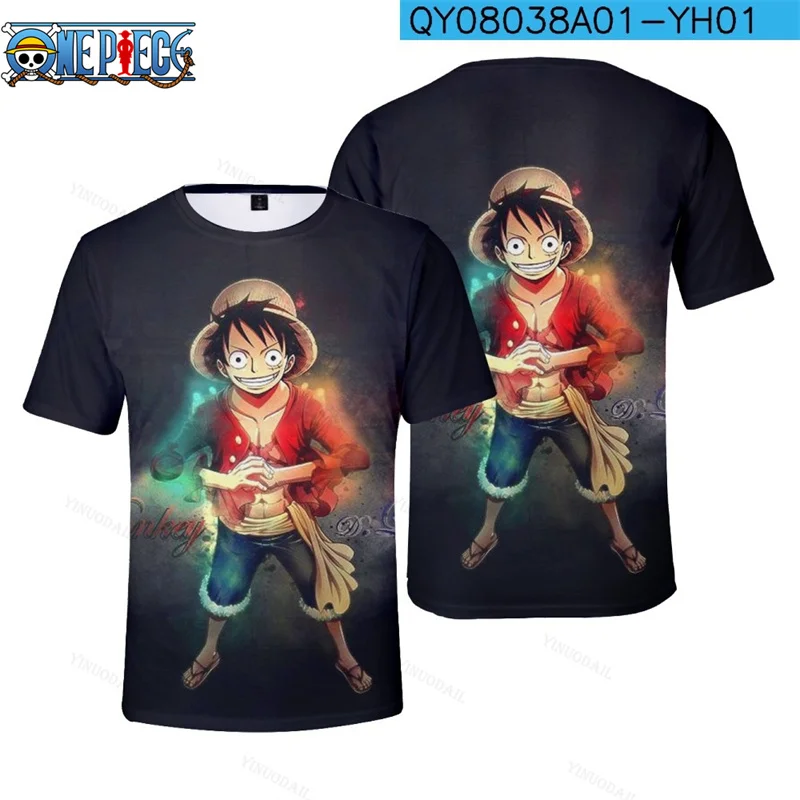 Camisa Camiseta Estampada Full 3d One Piece Monkey D. Luffy