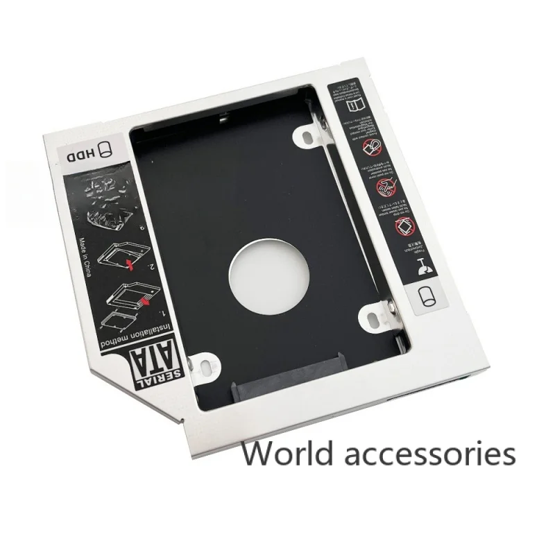 12.7Mm 2Nd Hdd Ssd Hard Drive Optical Bay Caddy Frame Adapter Per Hp Elitebook 8460P 8470P 8560P 8570P 8760P 8440P