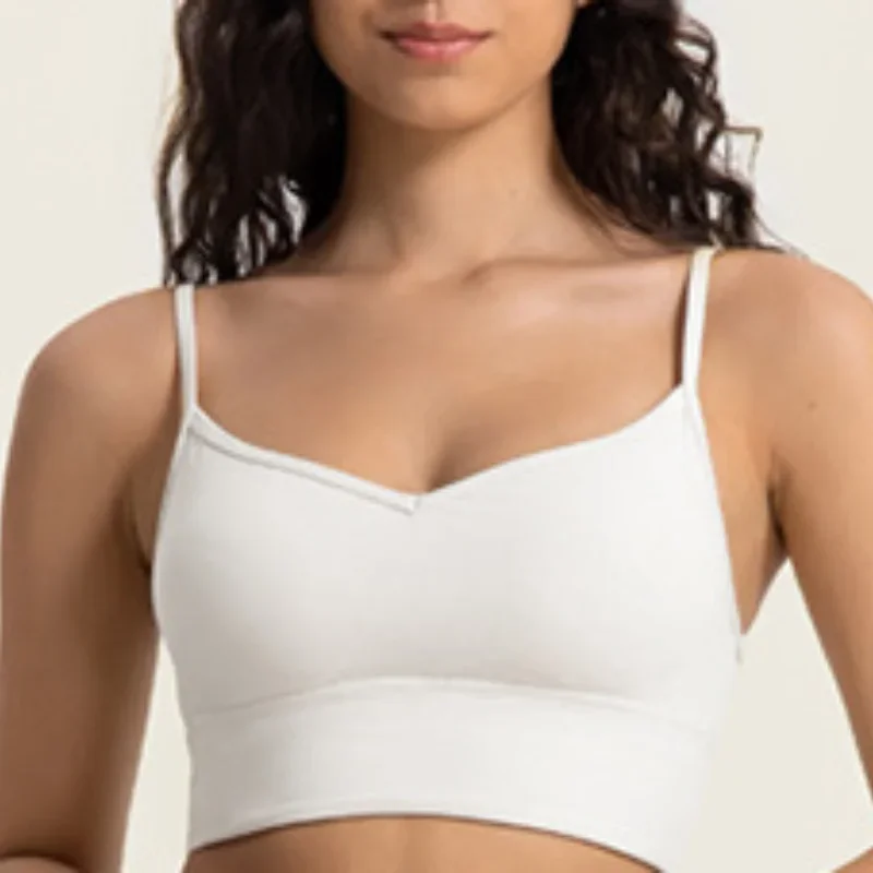 Solid Color Women Sports Bras Gathered Without Steel Ring Running Vest Fitness Front Zipper Sexy Shockproof Underwear