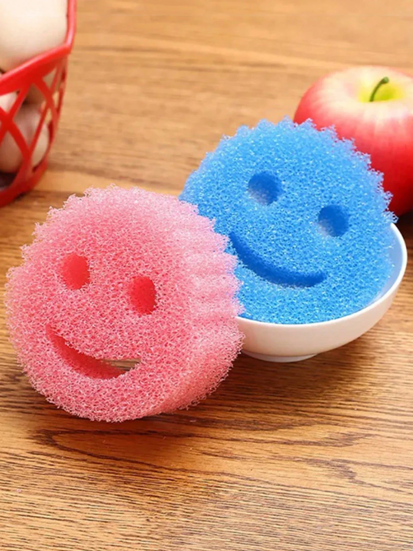 

3PCS Cleaning Wipe Dishwashing Sponge Cloth Strong Scouring Pad Kitchen Bathroom Miracle Sponge Stain Odor Resistant Migic Wipe