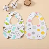 Waterproof Bibs For Baby 2 Pieces Baby Drool Bibs Saliva Towel Baby Apron For Feeding Eating Newborn Accessories For Boy Girl 4