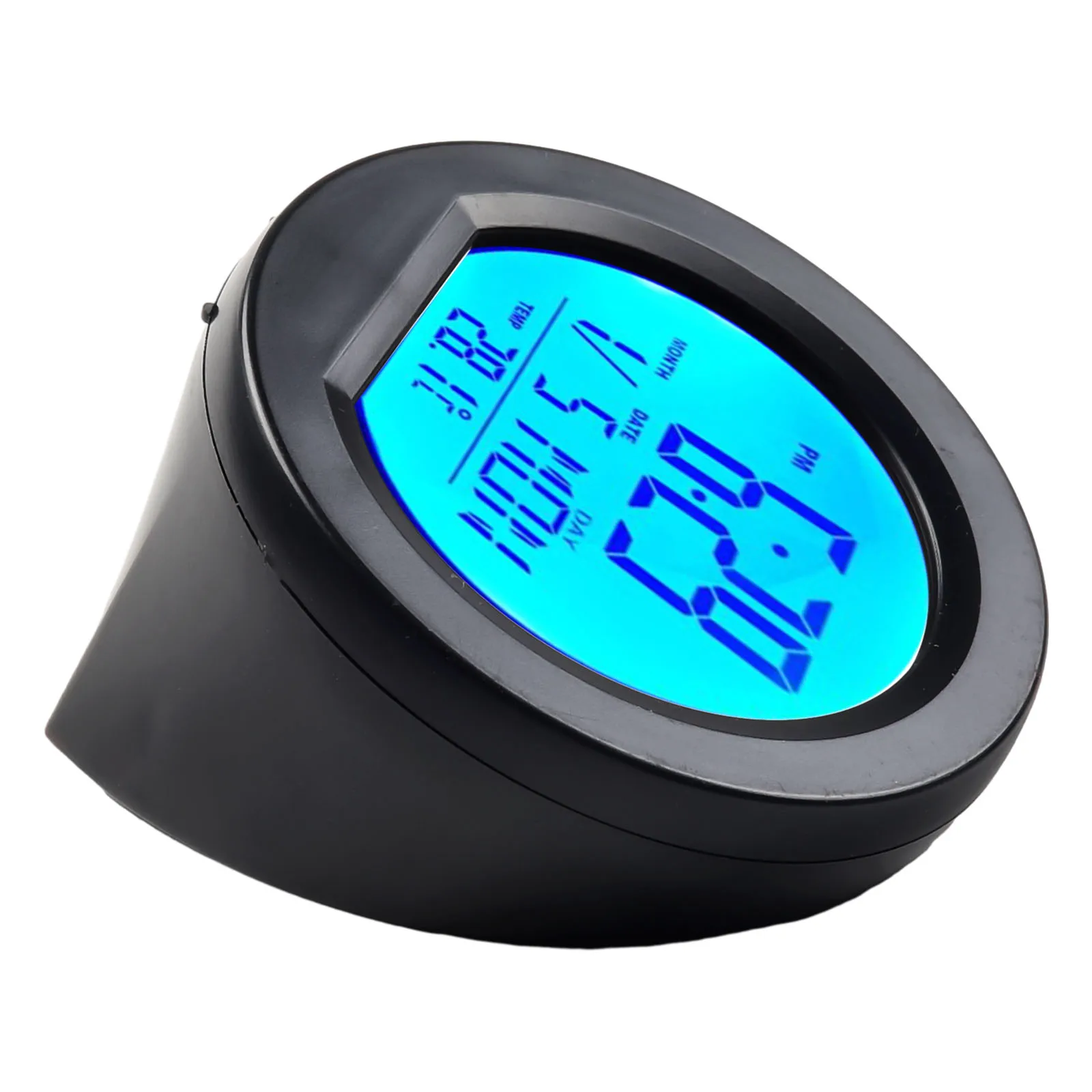

Car&Truck Parts Car Clock 0-50C Degrees 12/24 Hour Format Black Build-in Battery Digital LCD Display Brand New