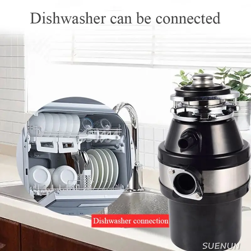 Food Waste Disposer Residue Garbage Processor Air Switch Sewer Rubbish Disposal Crusher Grinder Material Kitchen Sink Appliance 4