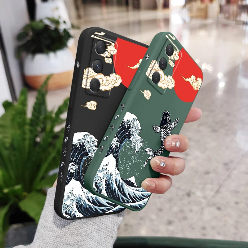 Ocean Carp Design Phone Case - Artistic Protective Cover
