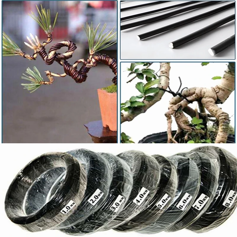 Bonsai Wire 10m Bonsai Wire Anodized Aluminum Bonsai Training Wire for Plant Support Shapes Garden Accessories 5 Sizes 1/1.5/2/2.5/3/3.5mm