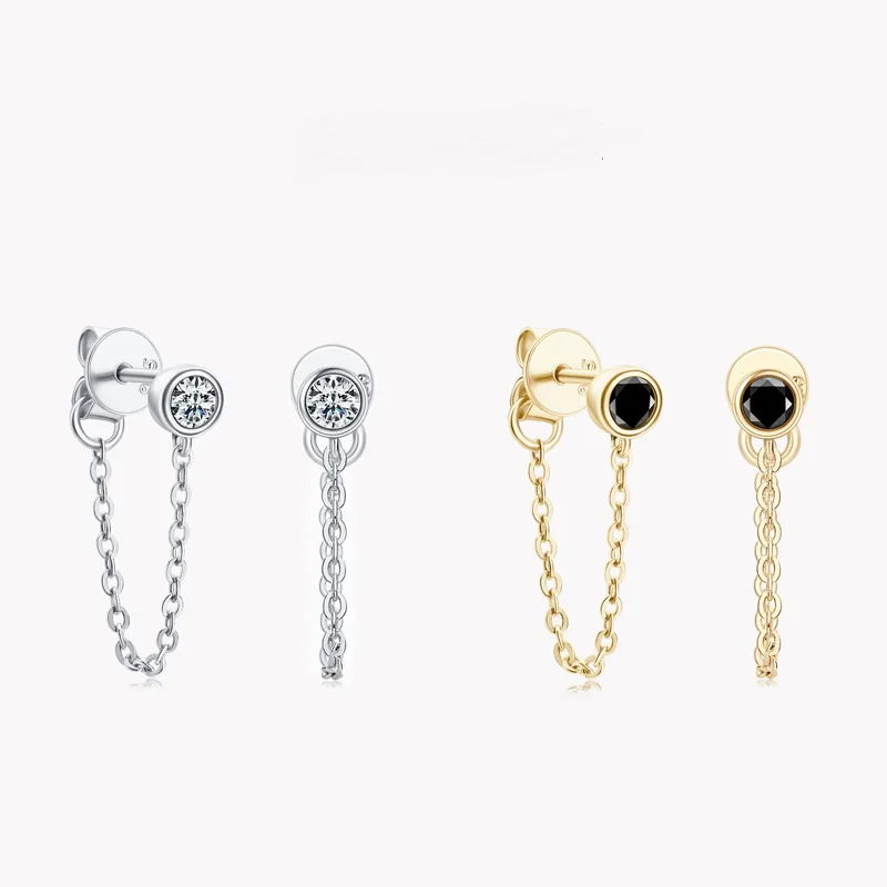 

Apaison 0.2ct Moissanite Drop Earring Women S925 Sterling Silver Office Lady Stud Earrings Wedding Party Girl Gifts New Arrivals