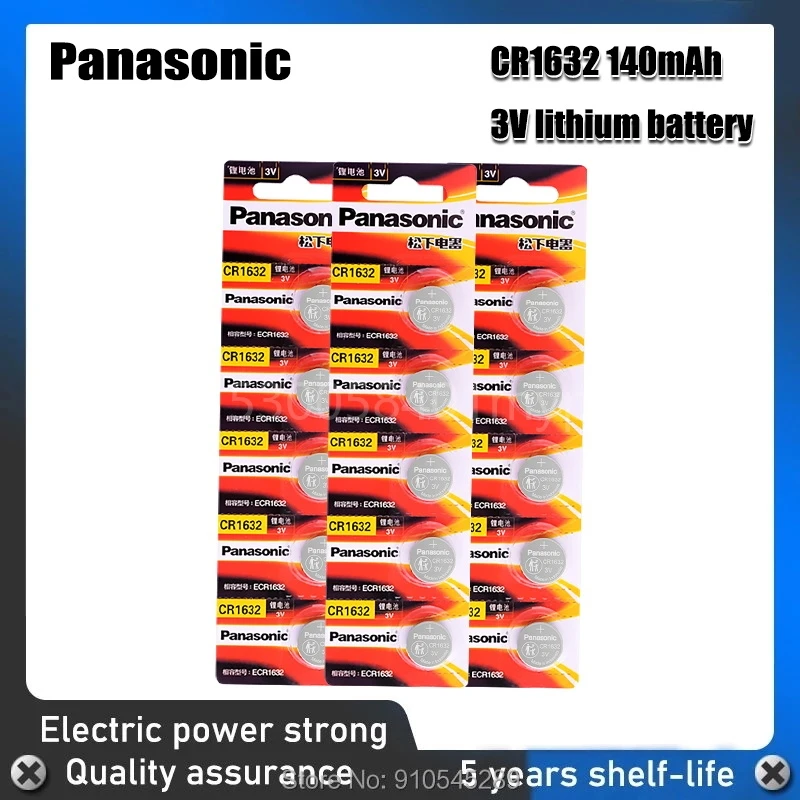 Оригинальная новая батарейка PANASONIC Cr1632 3 в Кнопочная батарейки для часов