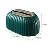 High Quality Nordic Striped Tissue Box Holder Toilet Paper Box Table Napkin Holder Car Tissue Paper Dispenser Home Decoration 5