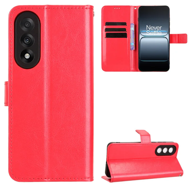 Leather Flip Case with Wallet and Kickstand