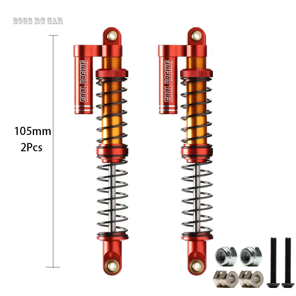 2P 102MM 1/10 Aluminum Int Shock Absorber Crawlers and Trucks Axial CC01 SCX10 