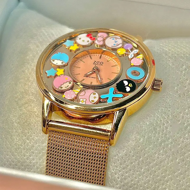 

Cinnamoroll Kuromi Hello Kitty My Melody Pompompurin Sanrio Plush Cartoon Cute Watches Anime Plush Toys for Girls Birthday Gift