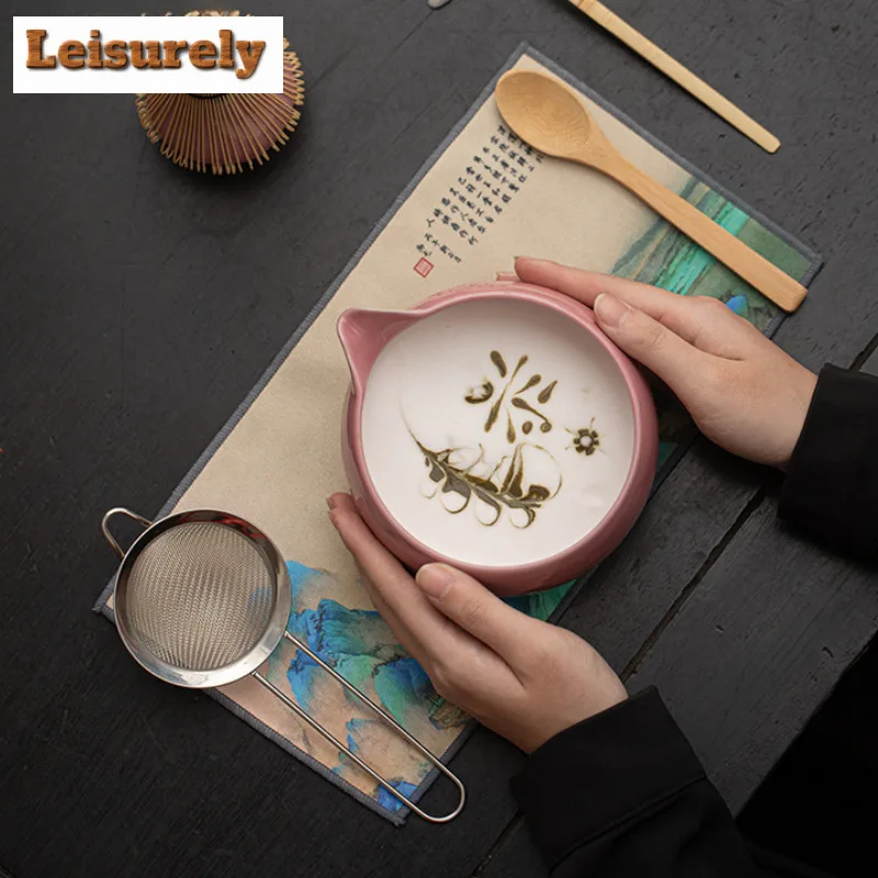 Japanese Matcha Whisk Stand Tea Ceremony Matcha Bowl Bamboo Whisk Grinder Brushes Tea Tools Holder Tea Accessories Teaware Gifts