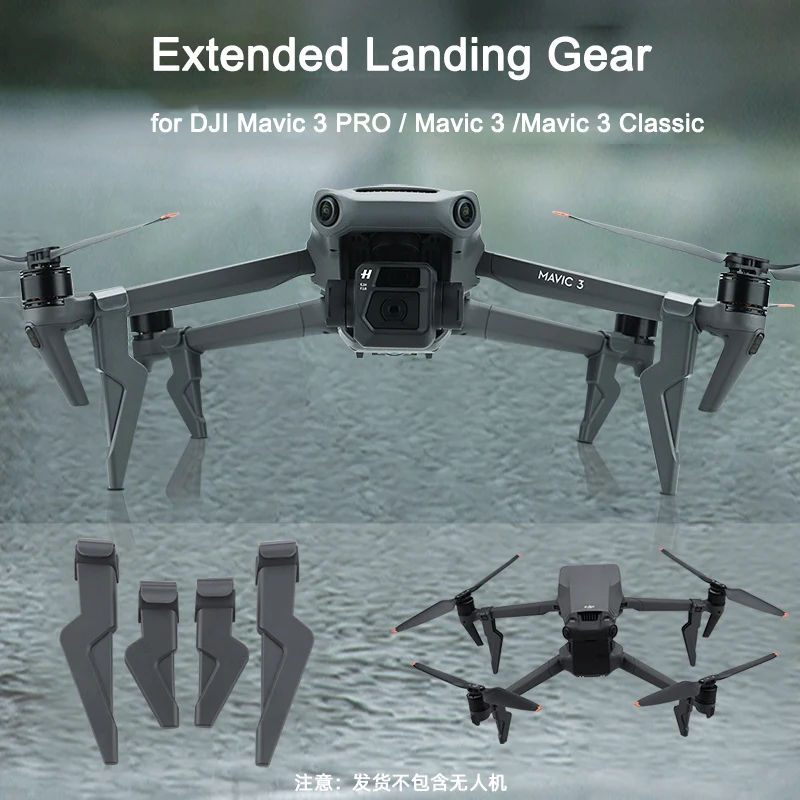 Carrello Di Atterraggio Esteso Per Dji Mavic 3 Pro/Mavic 3 /3 Classic Gimbal Anti-Collisione Protector Stand Skid Leg Drone Accessori