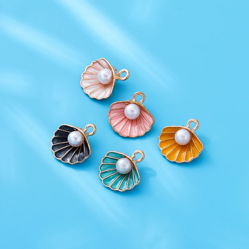 Conchas Marinas De Color Mezclados Como Fondo Stock De Ilustración