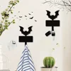 Cute Metal Bat Key Holder Decor - Versatile Key Hooks Rack for Hanging Keys, Dog Leash, Wallet, Belt, and More 1