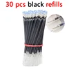 30Pcs Black Refill