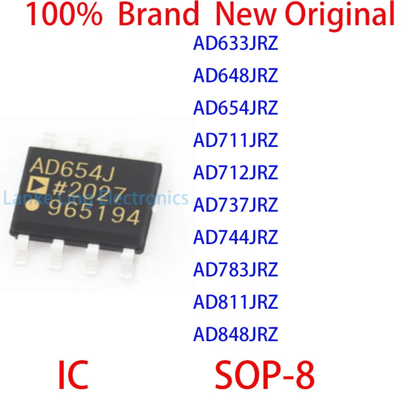 

AD633JRZ AD648JRZ AD654JRZ AD711JRZ AD712JRZ AD737JRZ AD744JRZ AD783JRZ AD811JRZ AD848JRZ 100% Brand New Original IC SOP-8