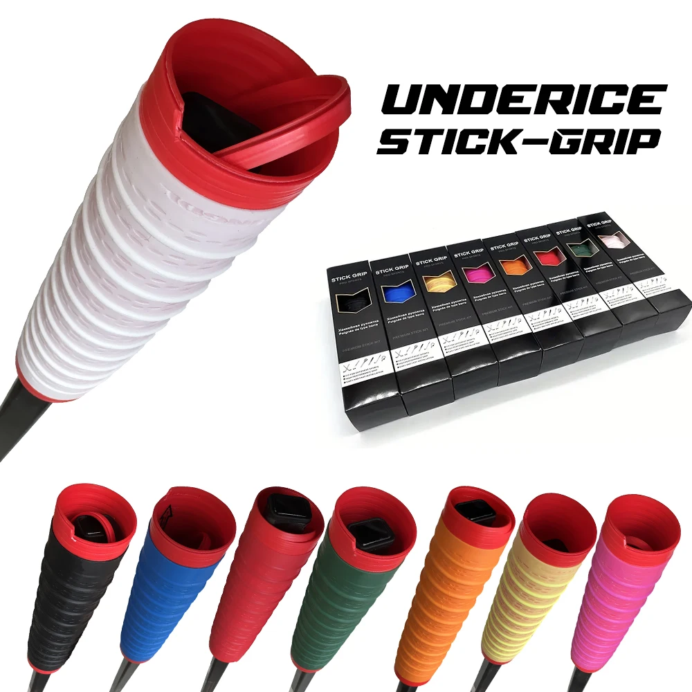 Hockey Stick Grip Ice Hockey Stick Grip Cool Shrinkable Silicone For Tennis Pickleball Badminton Sports Grips