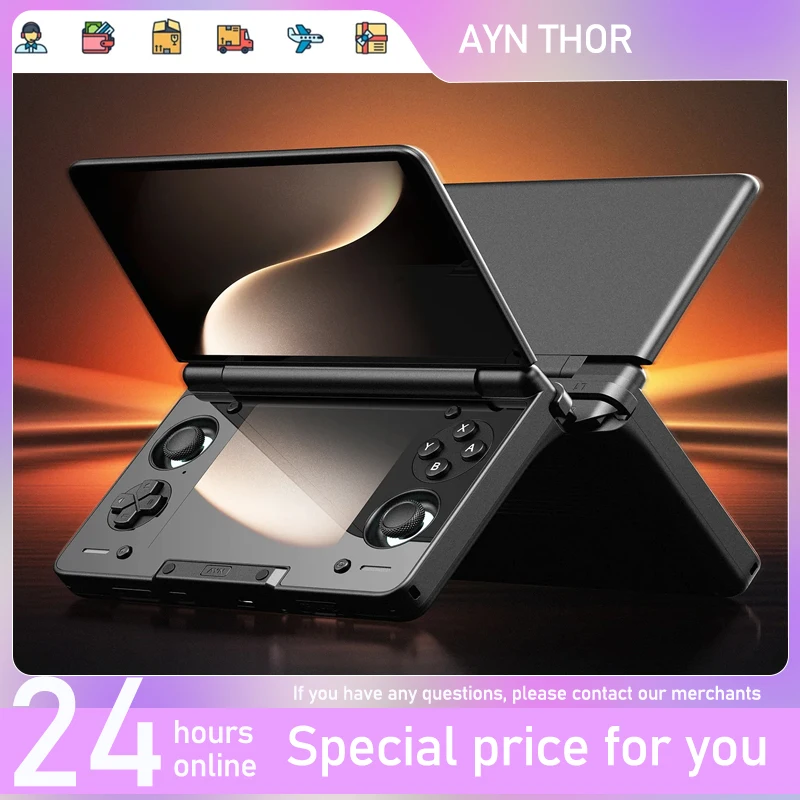 AYN Thor 6'' OLED Dual Screen Game Console (Pre-sale) - Qualcomm