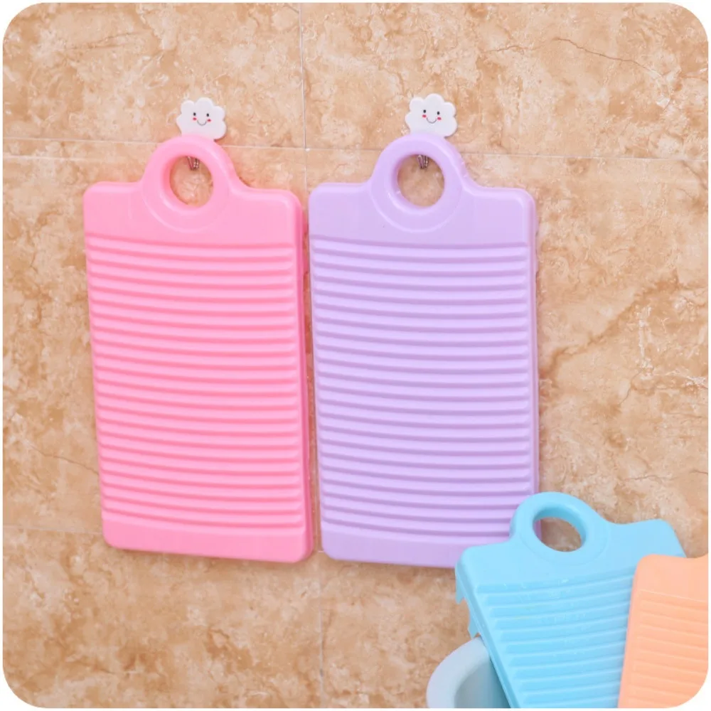 Plastic Washboard Antislip Thicken Washing Board Clothes Cleaning for Laundry Cleaning Tool Bathroom Accessories