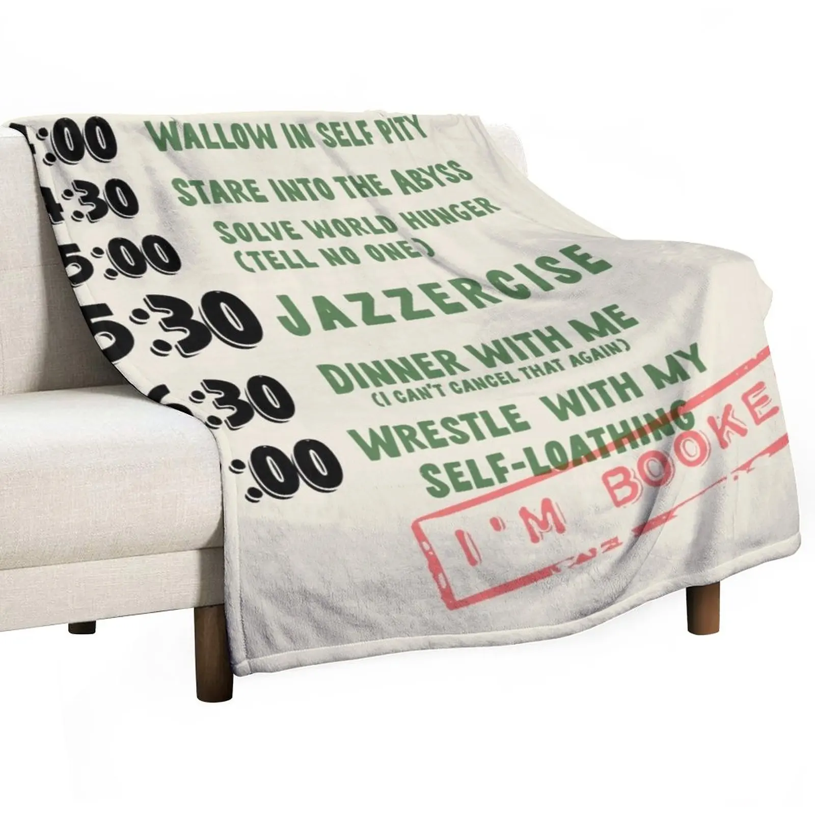 

Booked for Holiday Throw Blanket Large Blanket Sofas Blankets For Baby