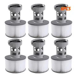Replacement Filter for Inflatable Pools - High-Quality Whirlpool Spa Filter Holder (6 SET)