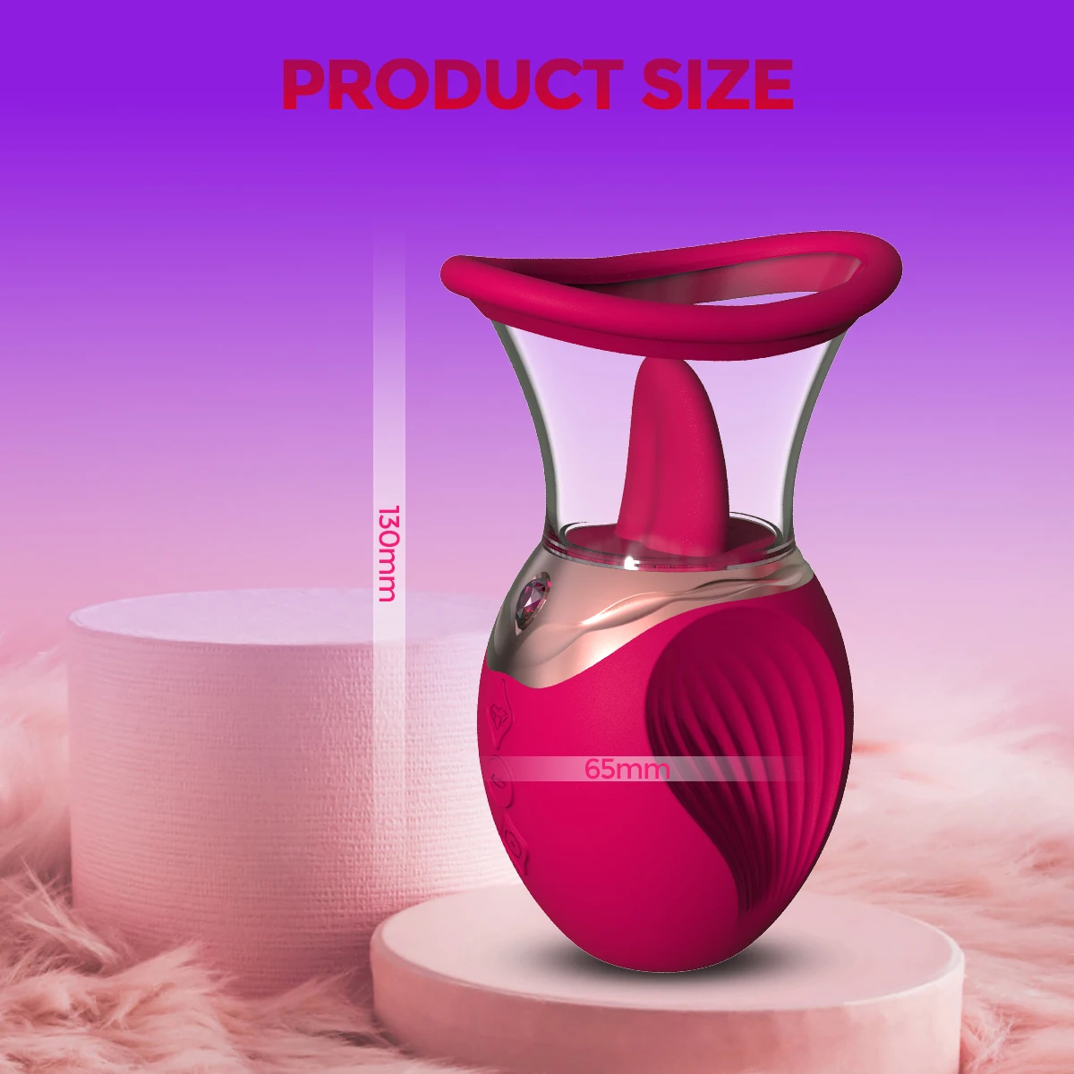 Sex Toys 3 in 1 Tongue Licking Adult Sucking Vibrator Nipple Clitoral G Spot Stimulator for Women Couples