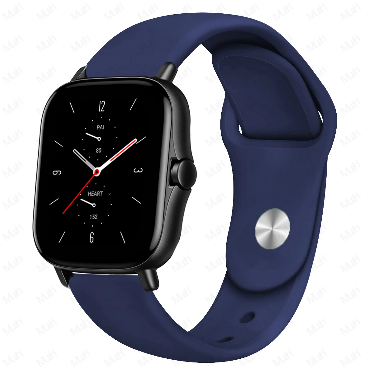 Versatile Silicone Sport Wristband - 20mm/22mm Adjustable Strap
