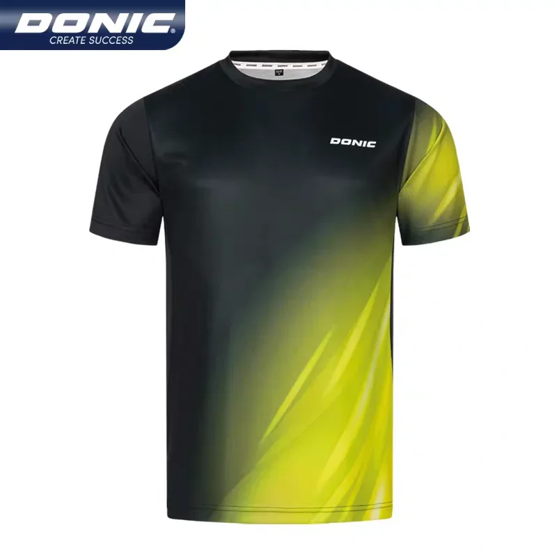 Donic table tennis t-shirts,for men women ,sports polo clothes quick dry tennis tops