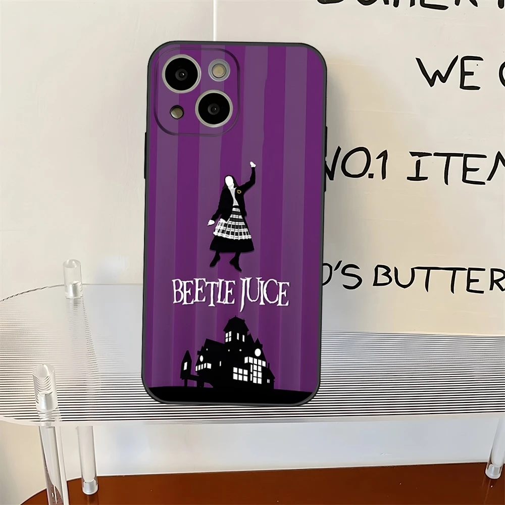 thumbnail image 1 of Funda para teléfono con el manual B-Beetlejuices para iPhone 13, 16, 14, 15, 12 Mini, 11, Xr, X, Xs Pro Max, 8, 7, 6 Plus, carcasa trasera, 1 of 5