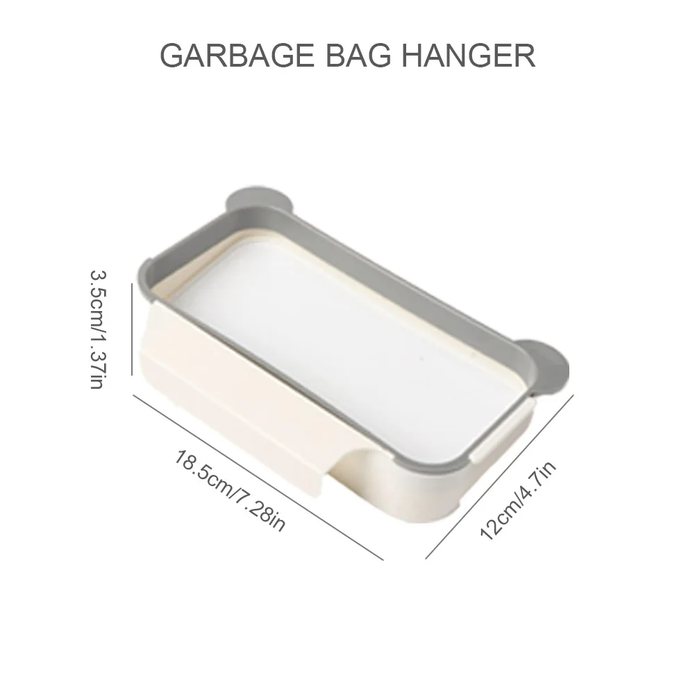 Trash can kitchen cabinet door basket hanging trash can waste bin garbage rack storage tool