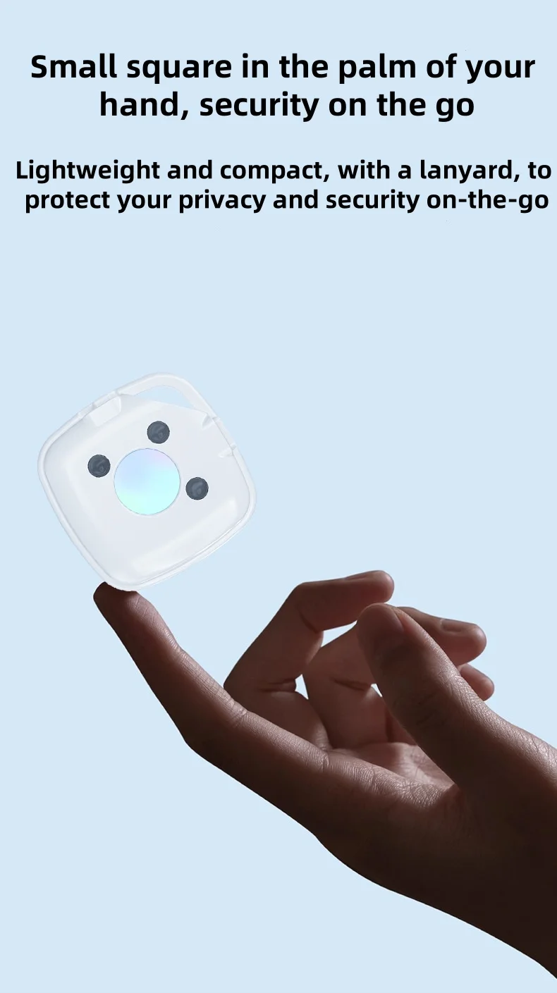 Camera Detector Intelligent Anti Hidden Camera Signal Detector Rechargeable Hanging Security Alarm Protection