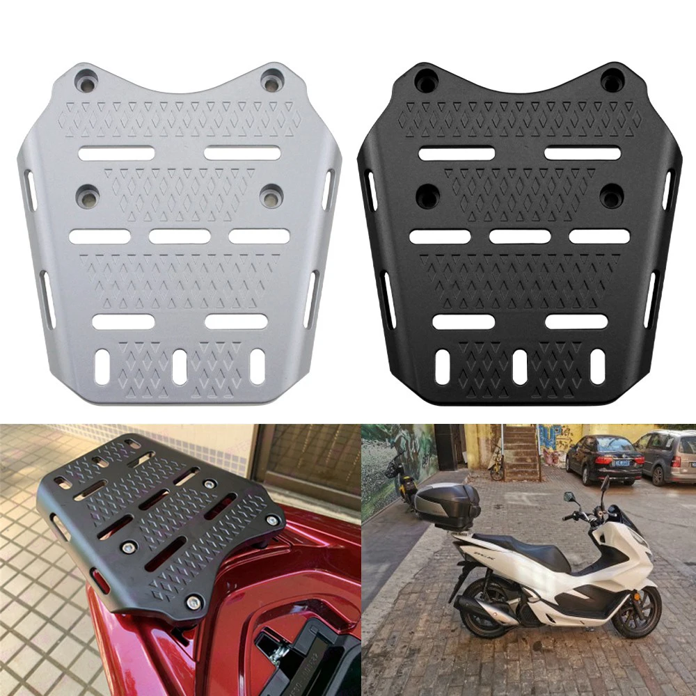 Porte-bagages Arrière Moto En Alliage Aluminium CNC Pour Honda PCX 125/150 (2014-2019) - Solide Et Facile à Monter