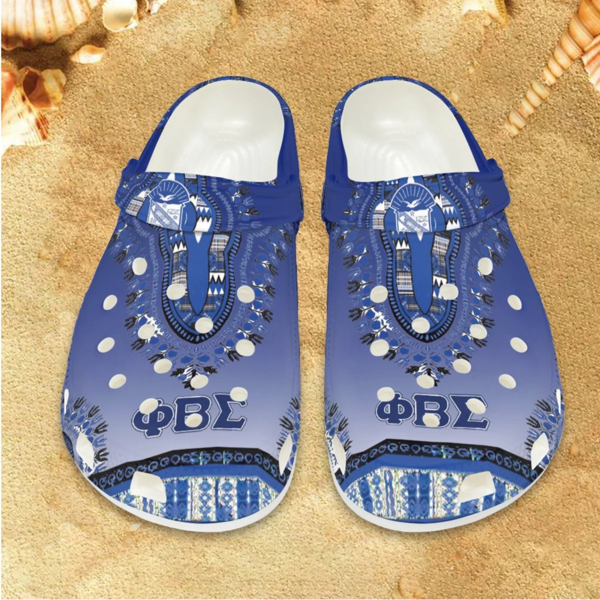 

Женские нескользящие сандалии Phi Beta Sigma, легкие дышащие садовые туфли с ремешком на каблуке, подарок на день рождения и Рождество, 2023