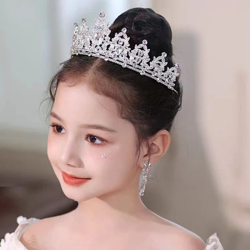 Sweetv - Tiaras De Princesa Para Niñas Pequeñas, Diadema De Corona Para Disfraz De Niñas, Accesorios Para El Cabello De Cumpleaños, Boda, Halloween, Cosplay, 1 Unidad (paquete De 1), Metal